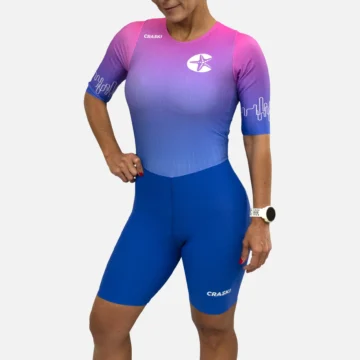 Afterglow  women aero trisuit back zipper