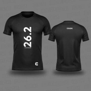 Men Black 26.2  Lifestyle T-Shirt