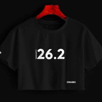 Black 26.2 Woman Lifestyle T-Shirt